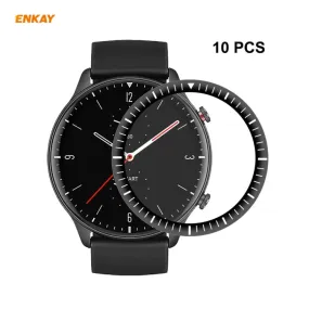 10 PCS For Amazfit GTR 2 ENKAY Hat-Prince 3D Full Screen Soft PC Edge   PMMA HD Screen Protector Film