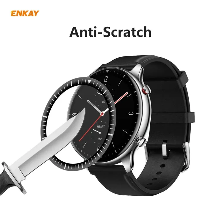 10 PCS For Amazfit GTR 2 ENKAY Hat-Prince 3D Full Screen Soft PC Edge   PMMA HD Screen Protector Film