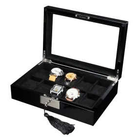 10 Slots Wooden Storage Watch box