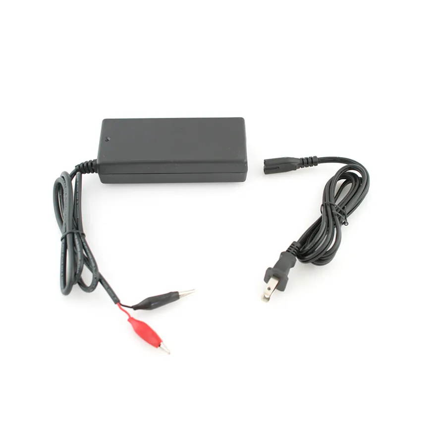 14.6V, 2A AC-to-DC Charger (Alligator) for 12V LiFePO4 Batteries (BPC-1502C)