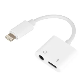 2-in-1 3.5mm Headphone Adapter Charger for iPhone 13/13Pro, SE, 12/Mini/Pro, 11/Pro Max. Audio Splitter Dongle.