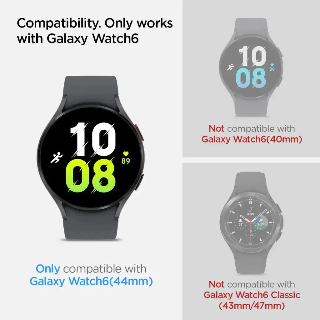 [2 Pack] Galaxy Watch 6 Screen Protector (44mm) EZ FIT GLAS.tR