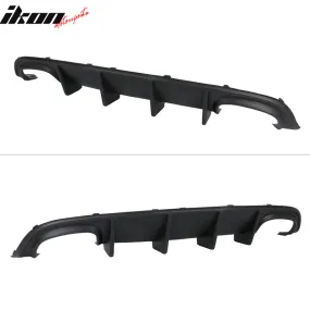 2015-2023 Charger SRT Quad Exhaust Rear Diffuser w/ Reflective Tape PP