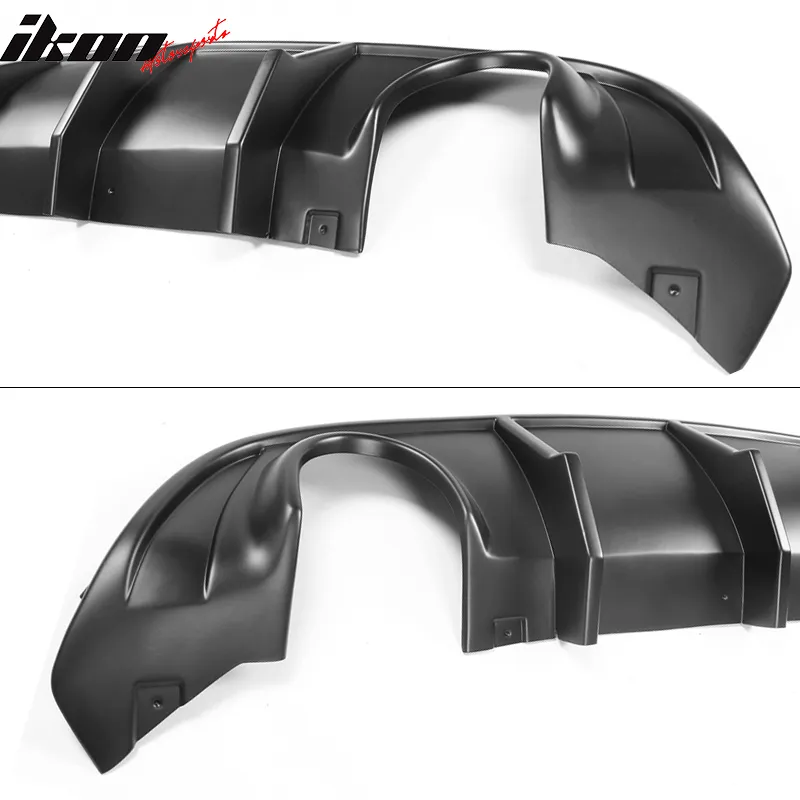 2015-2023 Dodge Charger Quad Exhaust Rear Diffuser w/ Reflective Tape