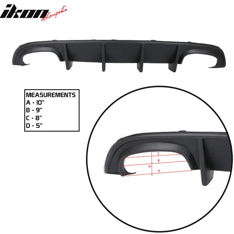 2015-2023 Dodge Charger Rear Diffuser Quad Exhaust SRT Unpainted PP