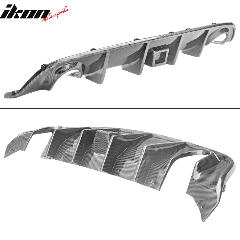 2015-2023 Dodge Charger SRT Rear Diffuser w/ LED Light CF Print