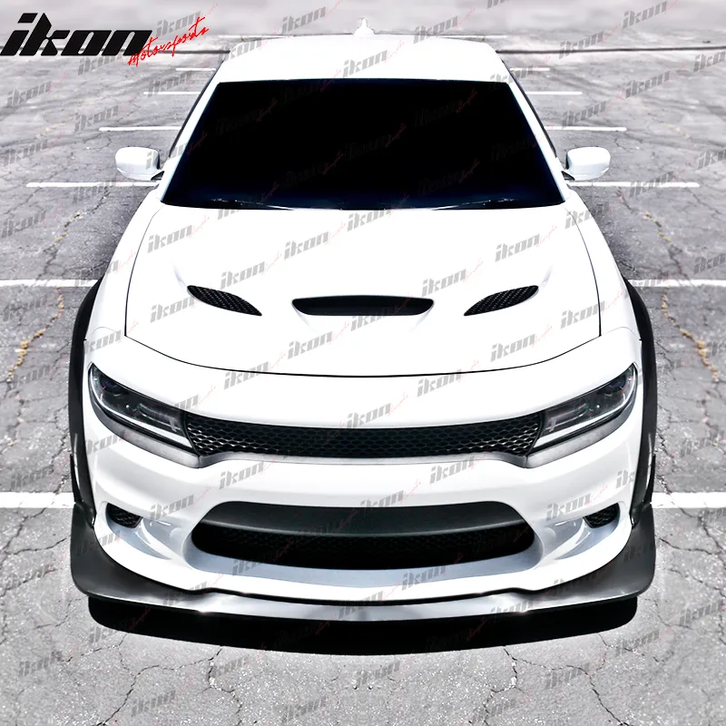 2015-2023 Dodge Charger Widebody Style Fender Flares Front Lip ABS