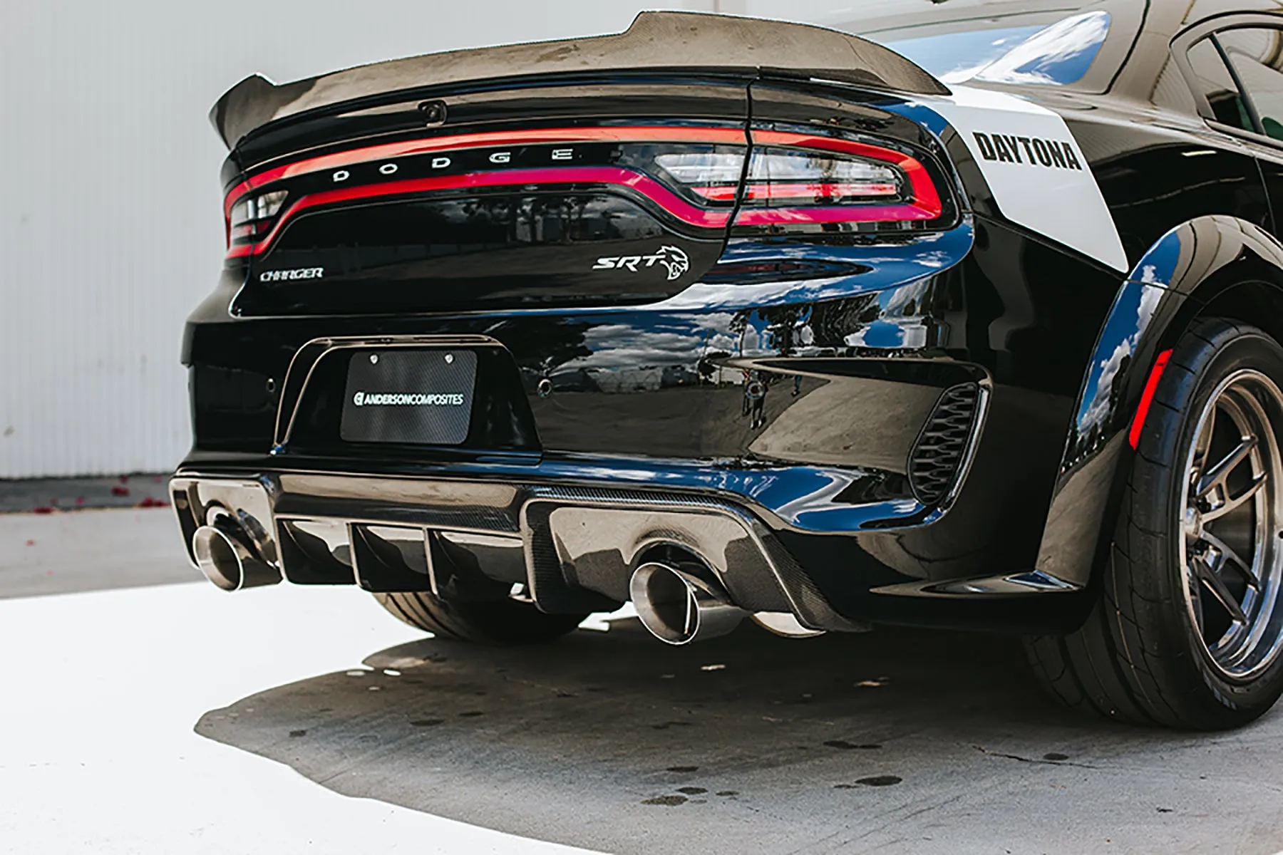 2020-2023 Dodge Charger Hellcat WideBody Carbon Fiber Rear Diffuser