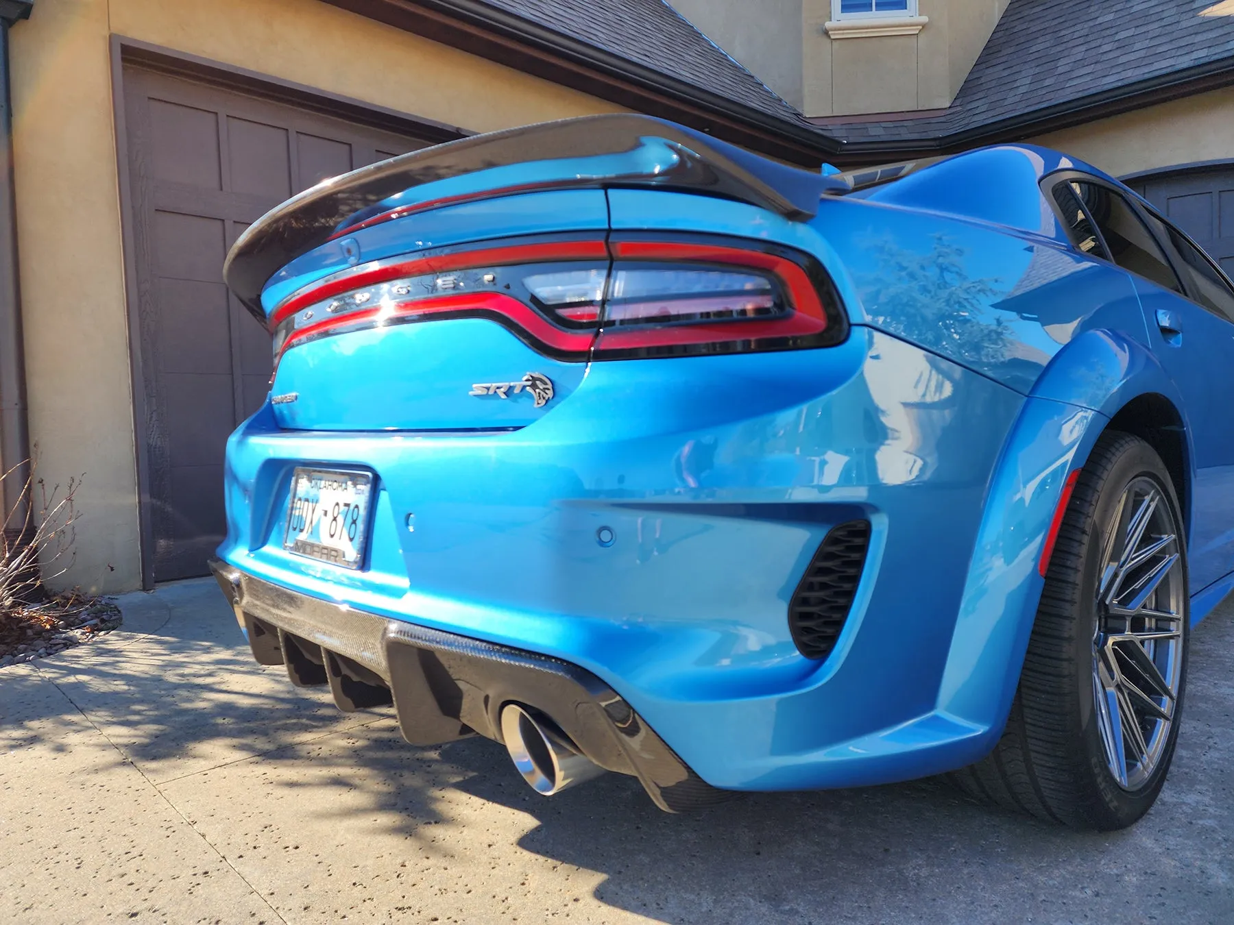 2020-2023 Dodge Charger Hellcat WideBody Carbon Fiber Rear Diffuser