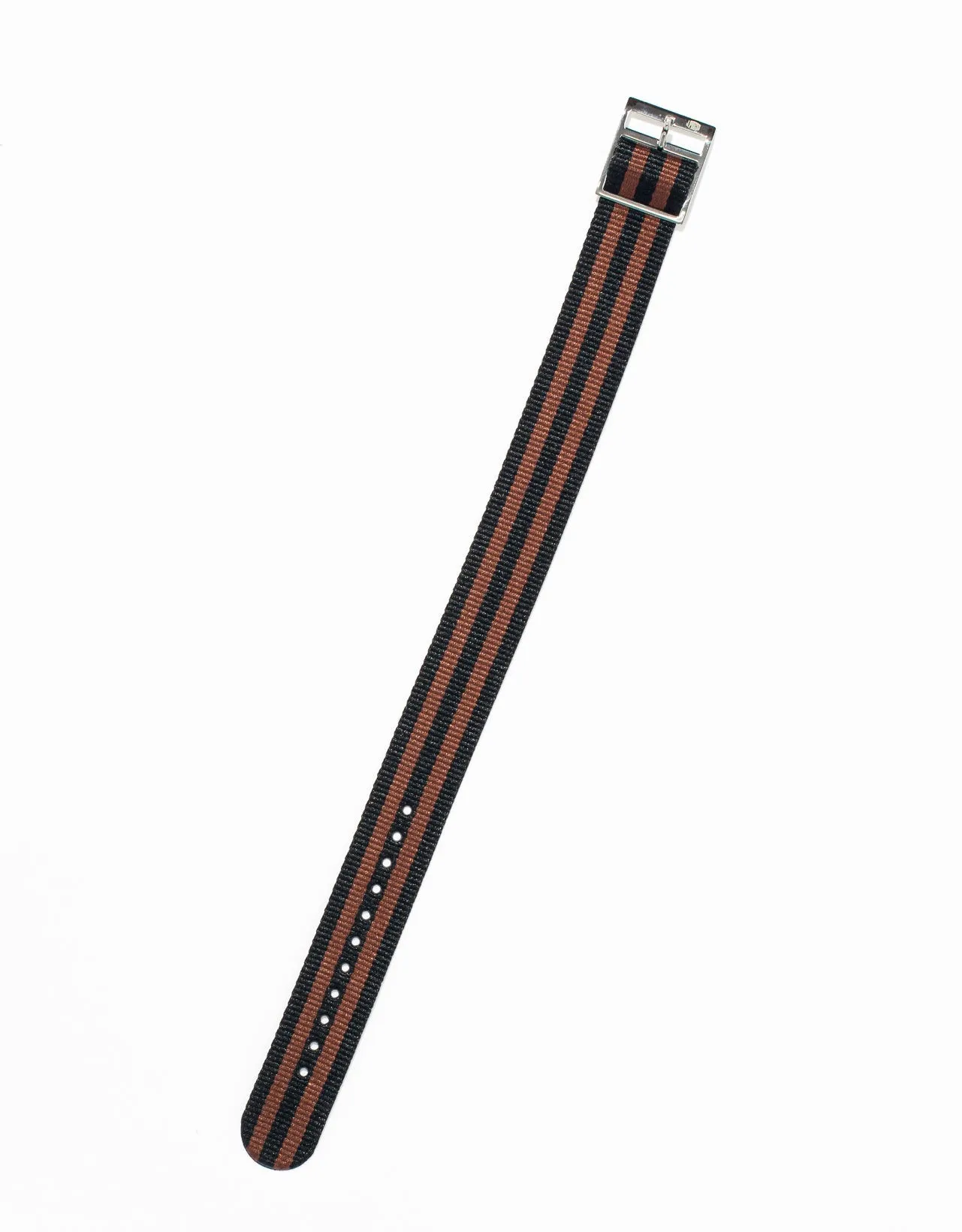 20MM WATCHBAND BLACK/BROWN