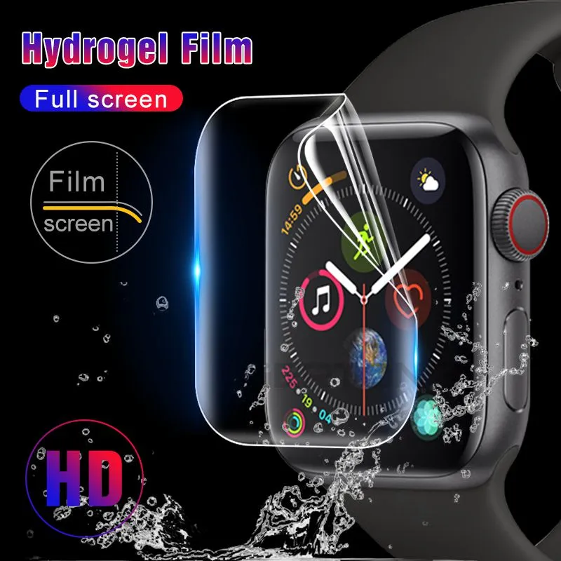 2PCS 9D Full Curved Soft Tempered Glass For Apple Watch