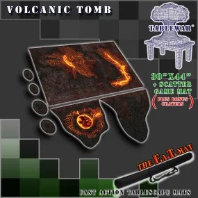 30x44" 'Volcanic Tomb'   Scatter Terrain F.A.T. Mat