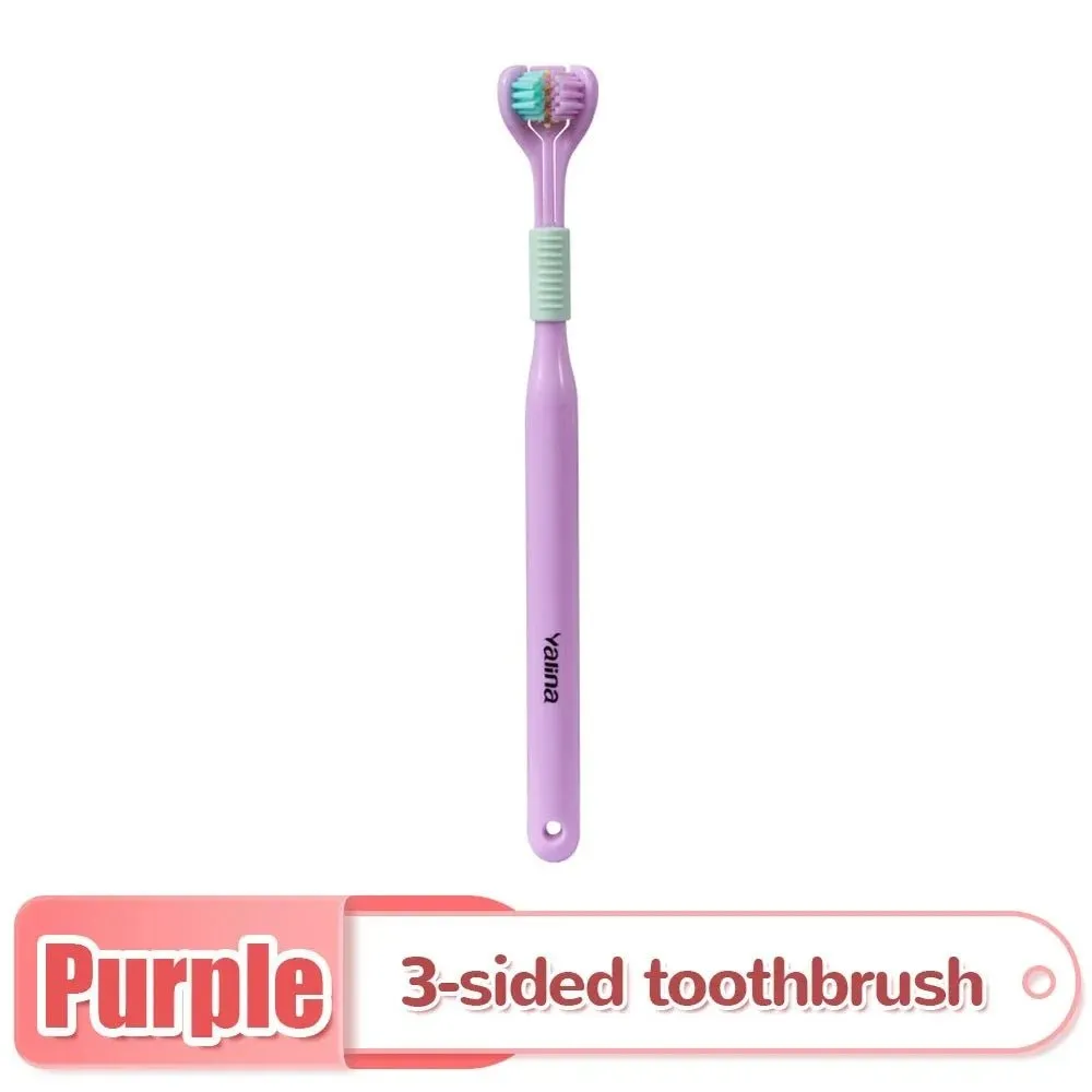 3D Stereo Three-Sided Soft Hair Toothbrushfor