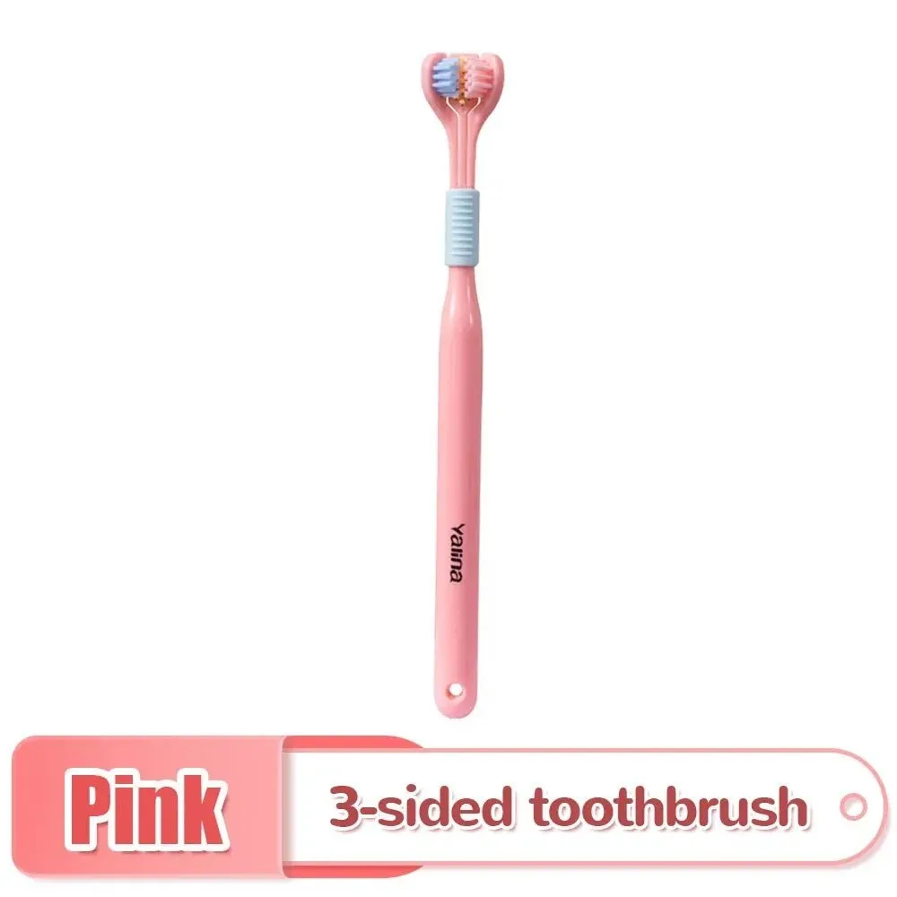 3D Stereo Three-Sided Soft Hair Toothbrushfor