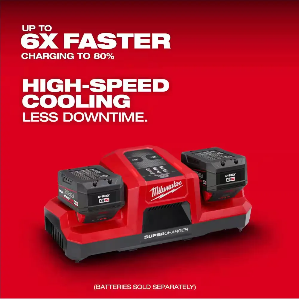 48-59-1815 Milwaukee M18 Dual Bay Simultaneous Super Charger (FORGE)