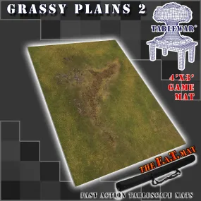 4x3 'Grassy Plains 2' F.A.T. Mat Gaming Mat