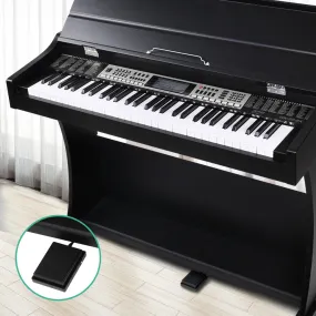 61-Key Touch-Sensitive Electronic Piano with LCD Display - Alpha