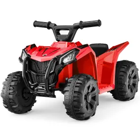 6V Kids Ride-On 4-Wheeler Quad ATV Car w/ 1.8mph Max Speed, Treaded Tires