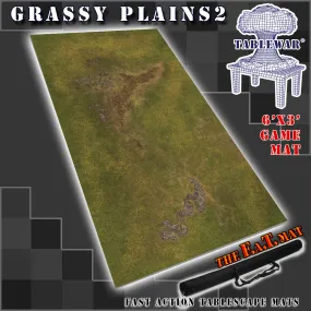 6x3 'Grassy Plains 2' F.A.T. Mat Gaming Mat