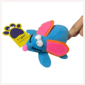 A a Pets' Vibrating Soft Running Mouse Pet Toy (Blue)