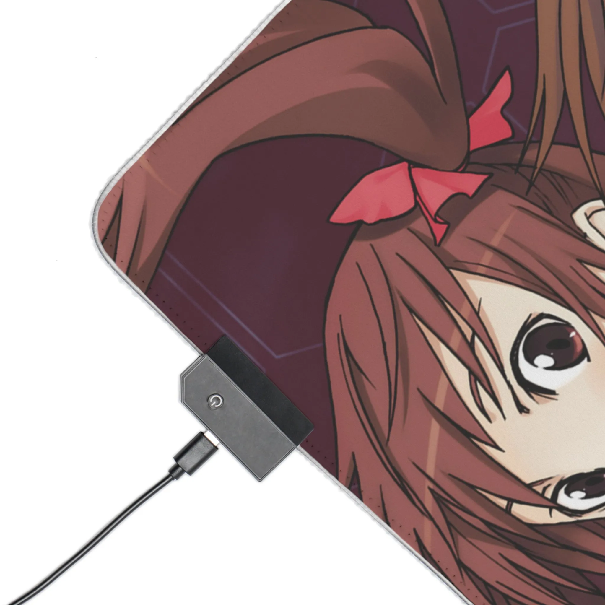 A Certain Scientific Railgun Mikoto Misaka, Kuroko Shirai RGB LED Mouse Pad (Desk Mat)