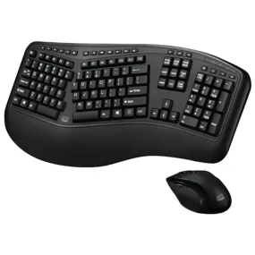 Adesso WKB-1500GB Tru-Form Media 1500 Wireless Ergonomic Keyboard & Laser Mouse