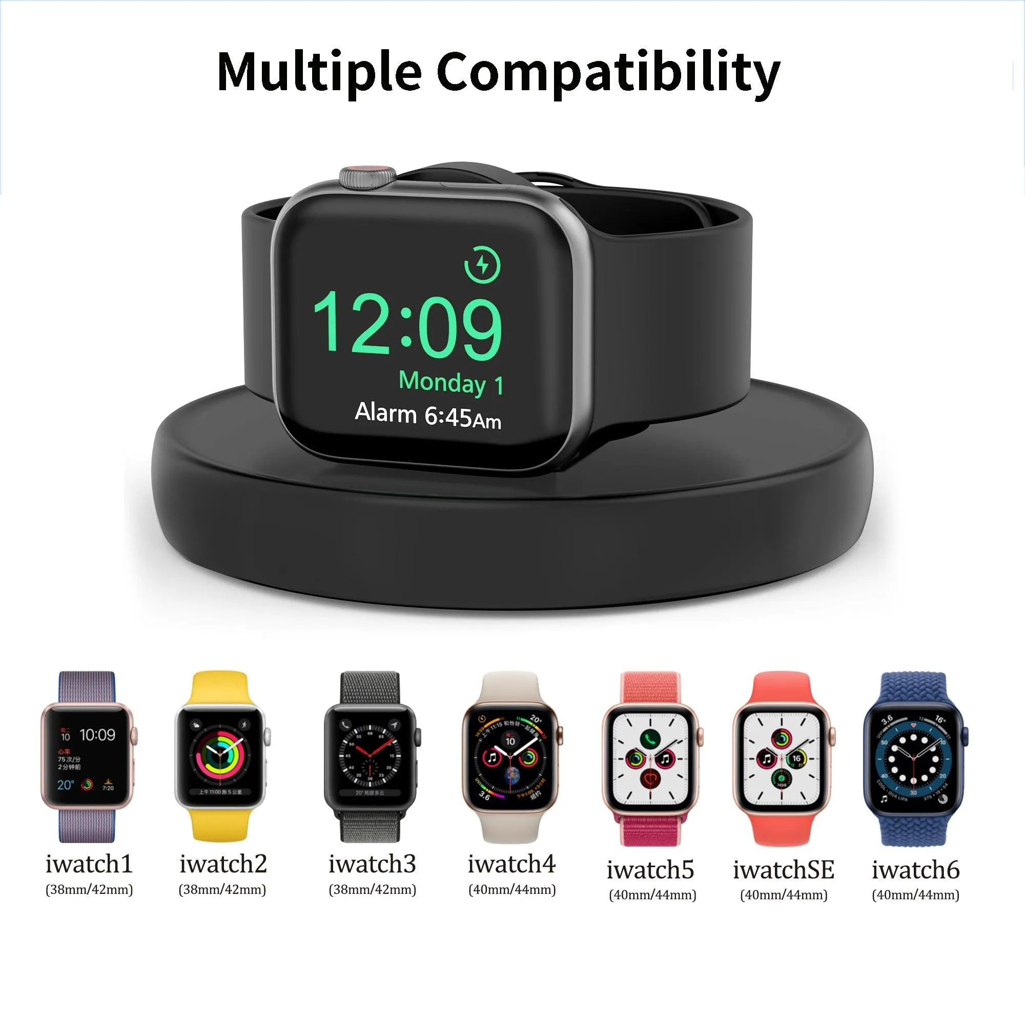 Adjustable Charger Stand for Apple Watch