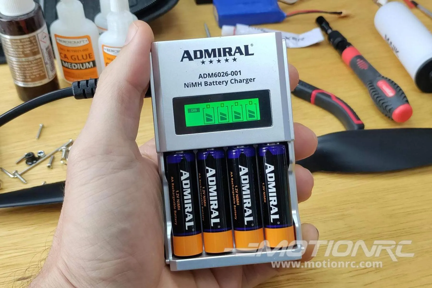 Admiral 4x AA/AAA NiMH Battery Charger