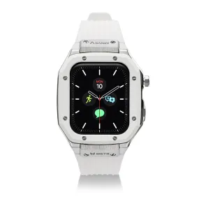 AG Trainer: White Apple Watch Case & Band 44mm