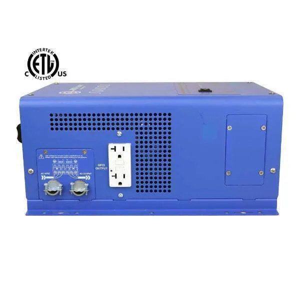 Aims Power PICOGLF20W12V120V 2000 Watt Pure Sine Inverter Charger - ETL Listed to UL 458 New