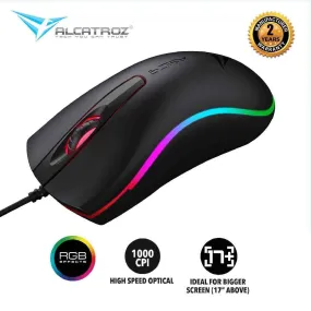 Alcatroz Asic 9 RGB FX Hi-Definition USB Wired Mouse