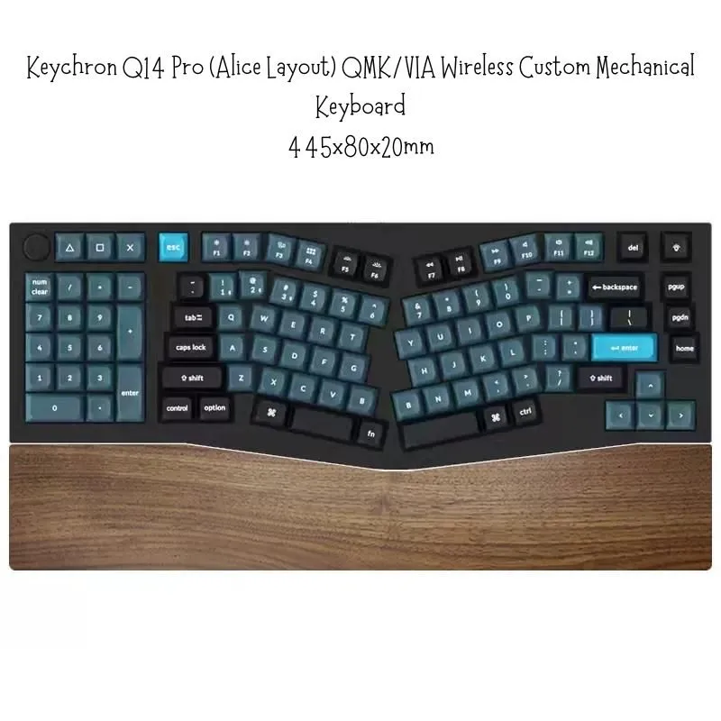 Alice Keyboard Wrist Rest for Keychron Q8 Spring Lucifer ACR Pro