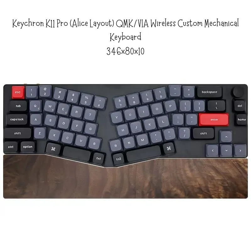 Alice Keyboard Wrist Rest for Keychron Q8 Spring Lucifer ACR Pro