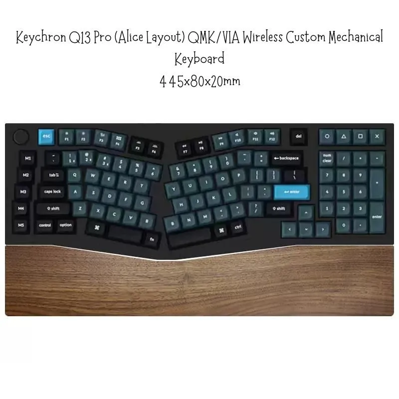 Alice Keyboard Wrist Rest for Keychron Q8 Spring Lucifer ACR Pro