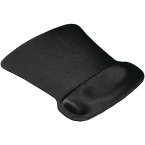 Allsop 30191 Ergoprene Gel Mouse Pad with Wrist Rest (Black)