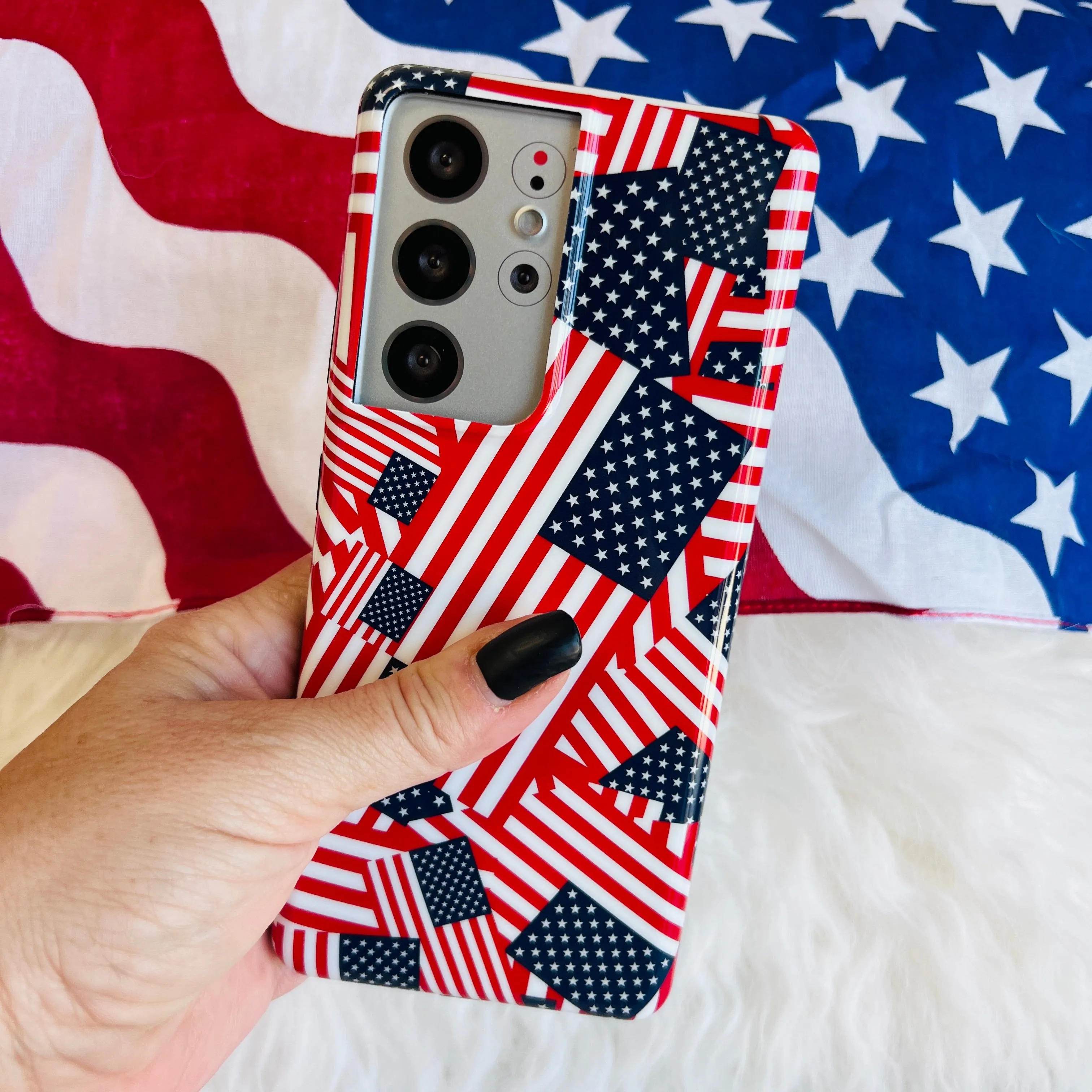 American Flag Cell Phone Case For Samsung Galaxy