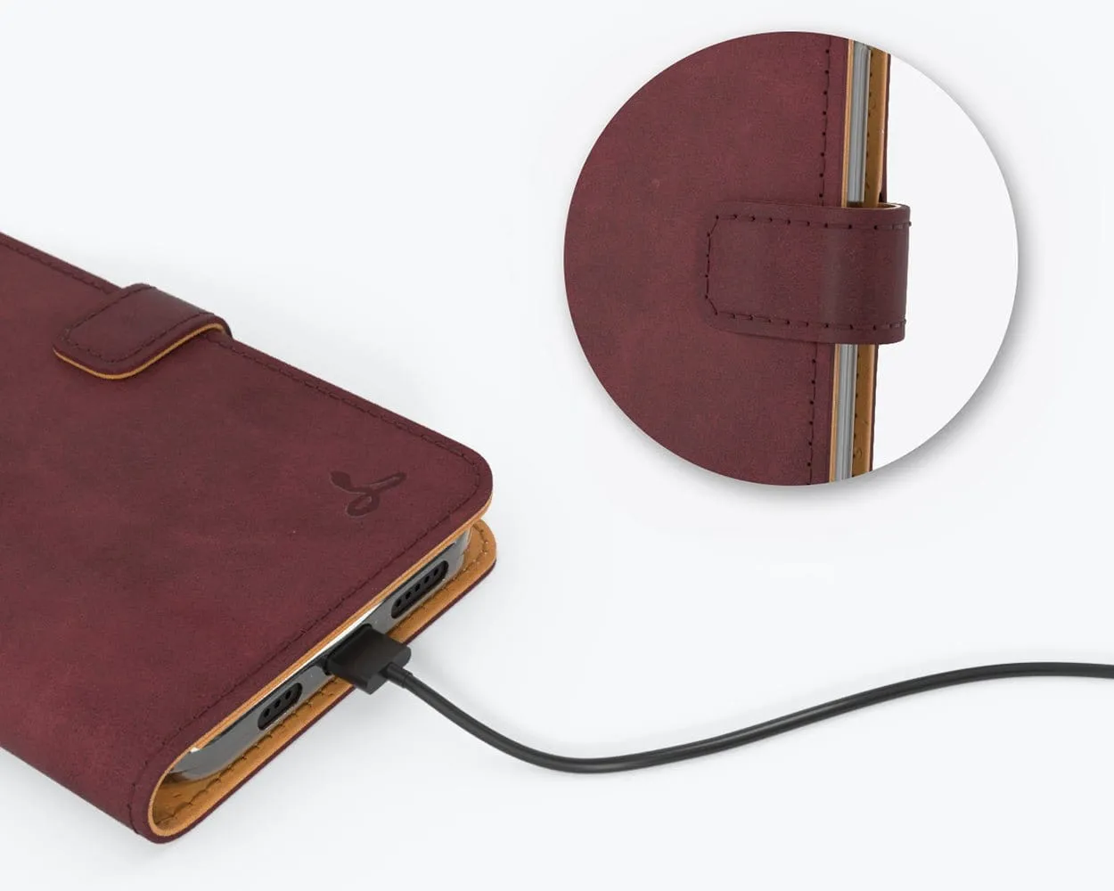 Apple iPhone 12 Pro - Vintage Leather Wallet (Almost Perfect)