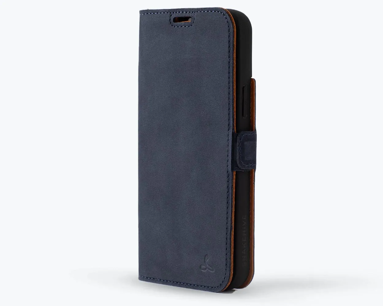 Apple iPhone 15 Plus - Vintage Leather Wallet (Side Clasp)