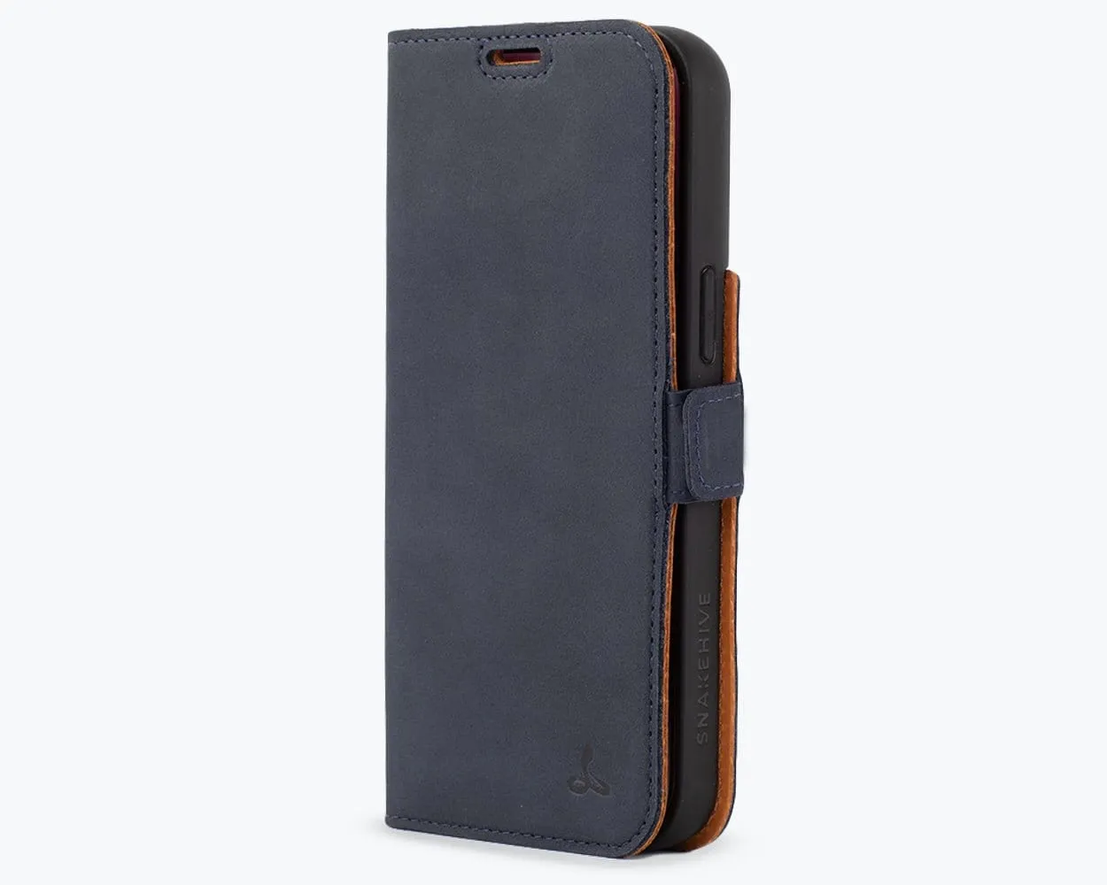 Apple iPhone 15 Pro Max - Vintage Leather Wallet (Side Clasp)