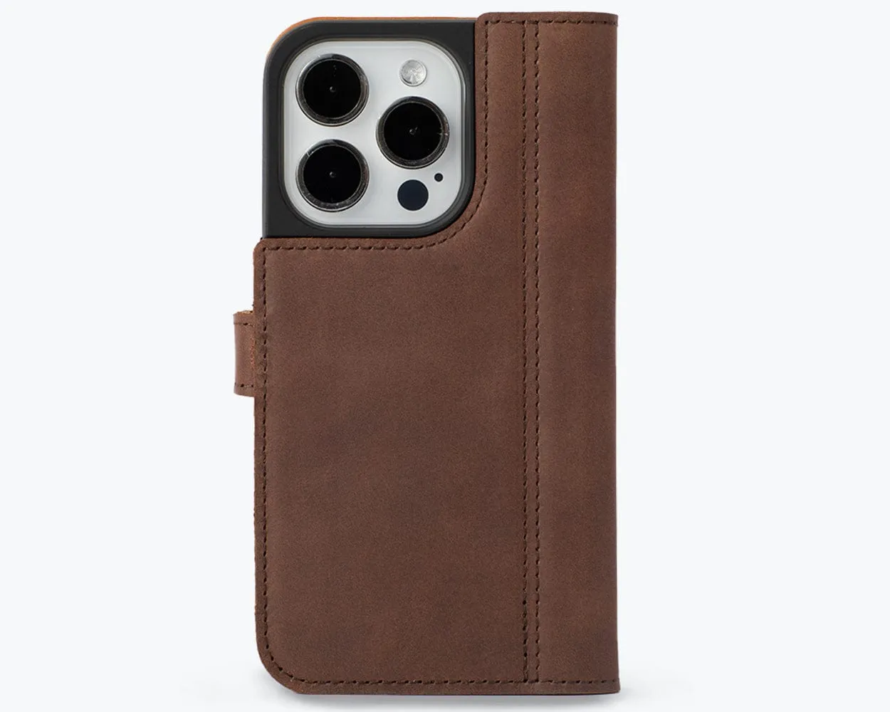 Apple iPhone 15 Pro - Vintage Leather Wallet