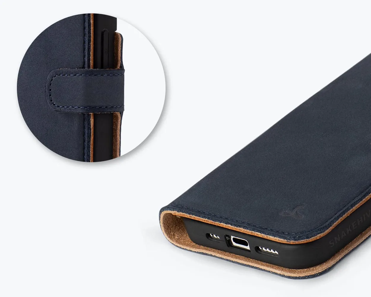 Apple iPhone 15 Pro - Vintage Leather Wallet