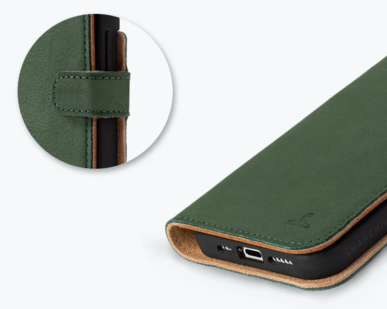 Apple iPhone 15 Pro - Vintage Leather Wallet