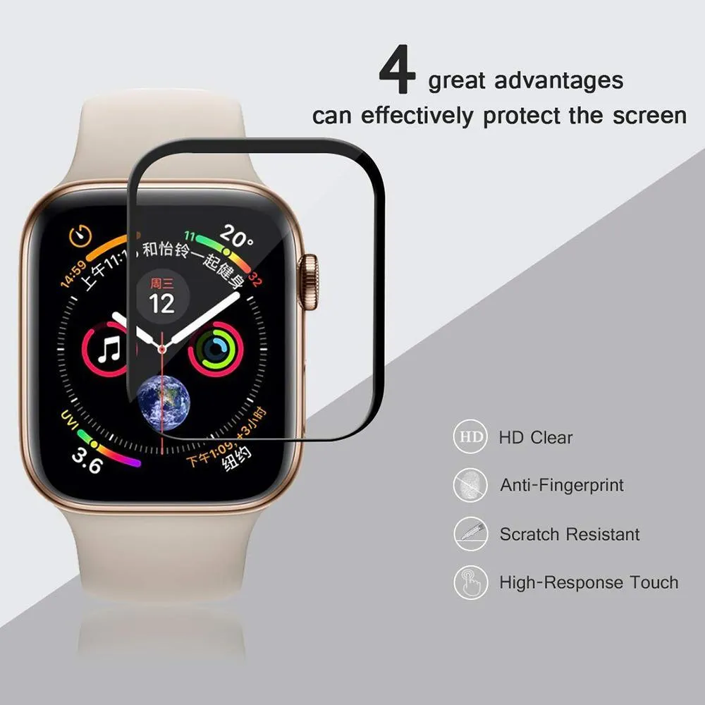 Apple IWatch 40mm 9H 5D Full Coverage Tempered Glass Screen Protector by Modes