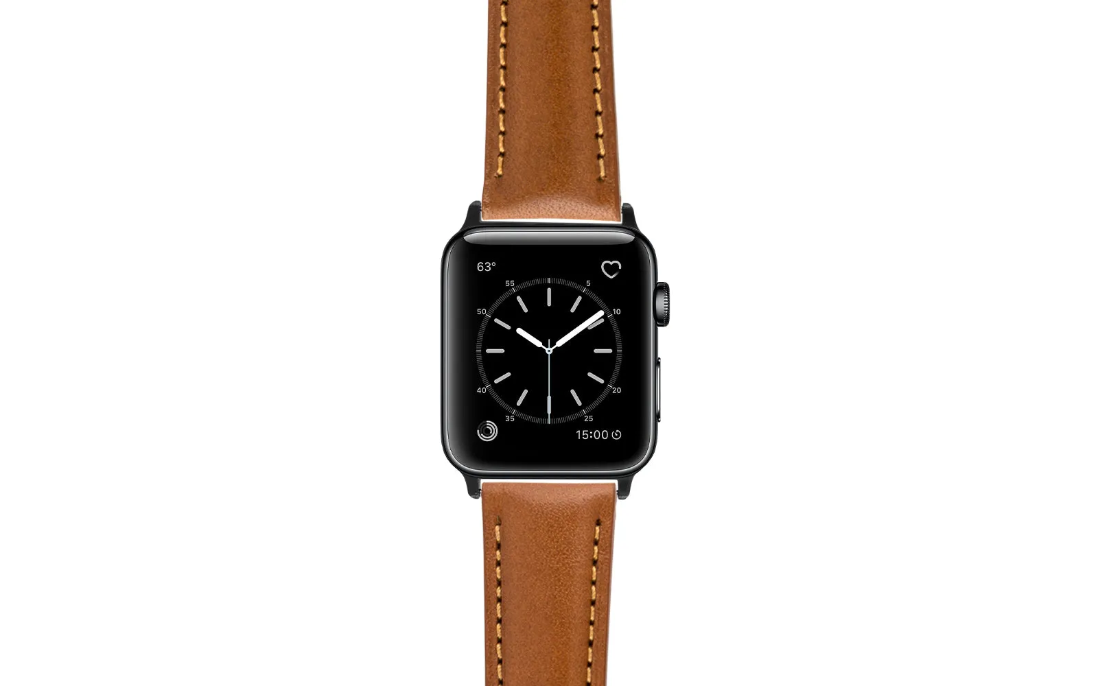 Apple Watch 42/44/45mm Strap - Tan Polished Leather