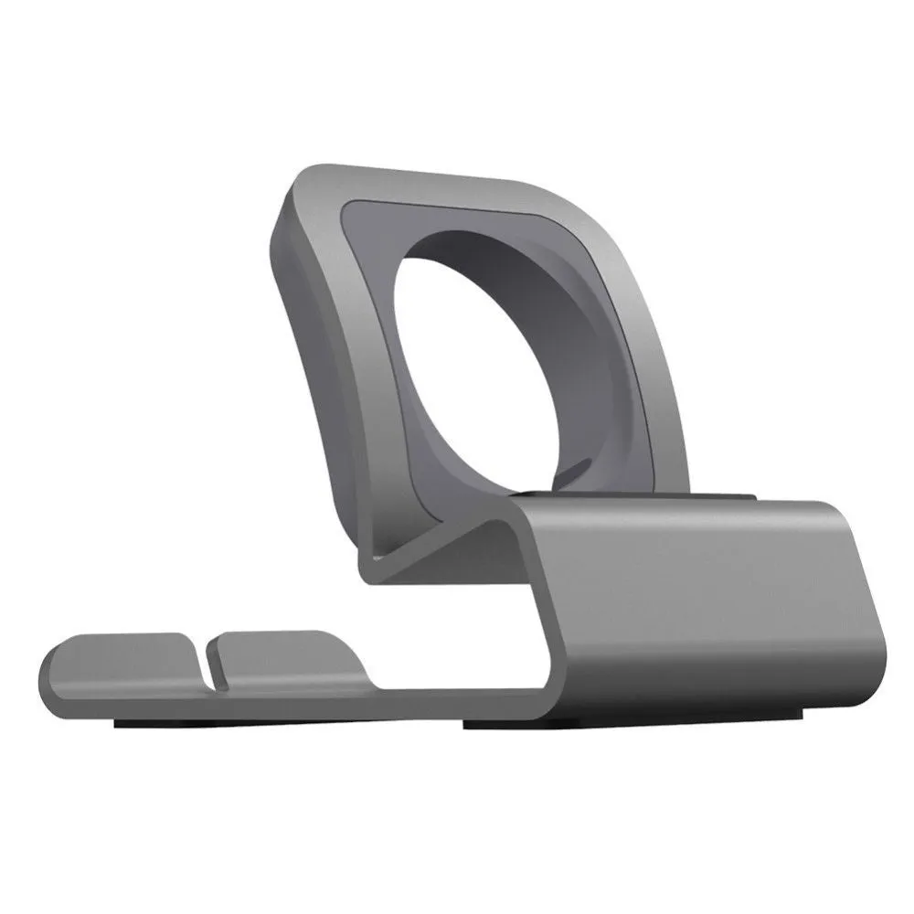 Apple Watch (45mm) T025 aluminum charging dock - Dark Grey