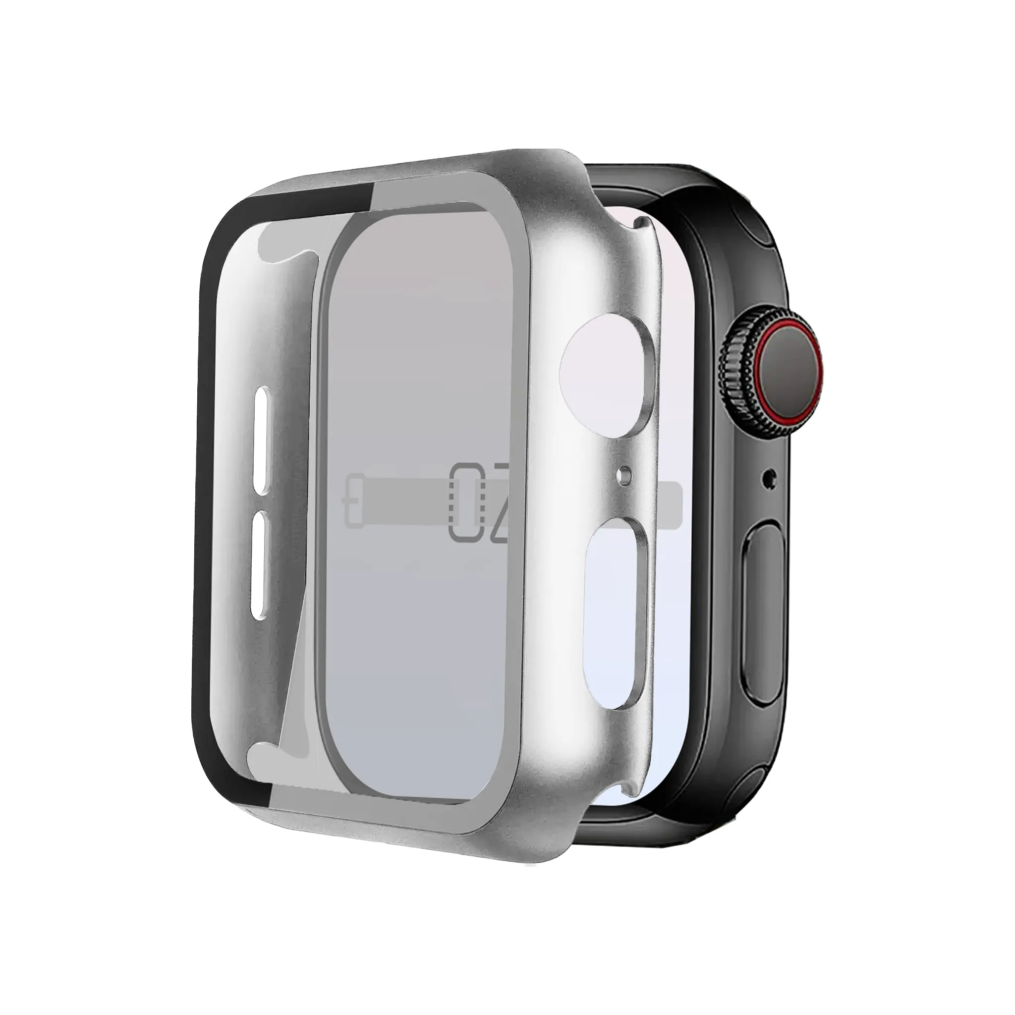 Apple Watch Hybrid Cover (Tempered Glass   Case Protector)