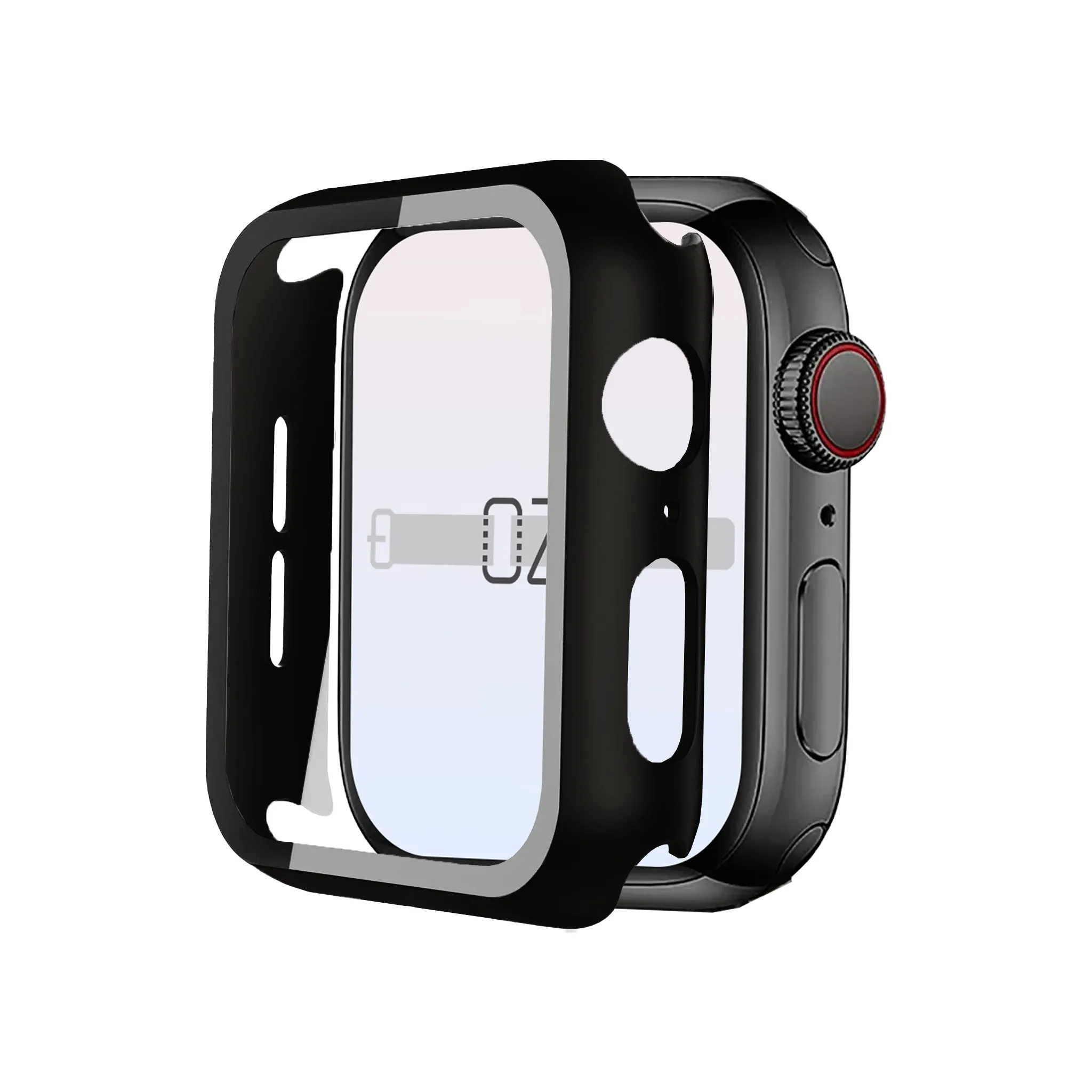 Apple Watch Hybrid Cover (Tempered Glass   Case Protector)