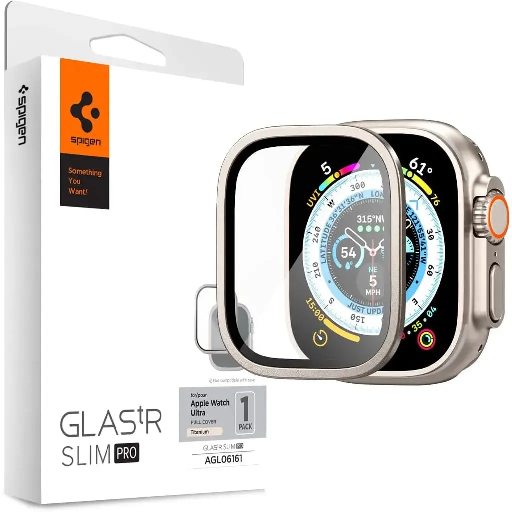 Apple Watch Screen Protector Series Ultra 2/1 (49mm) Full Cover Glas.tR Slim Pro