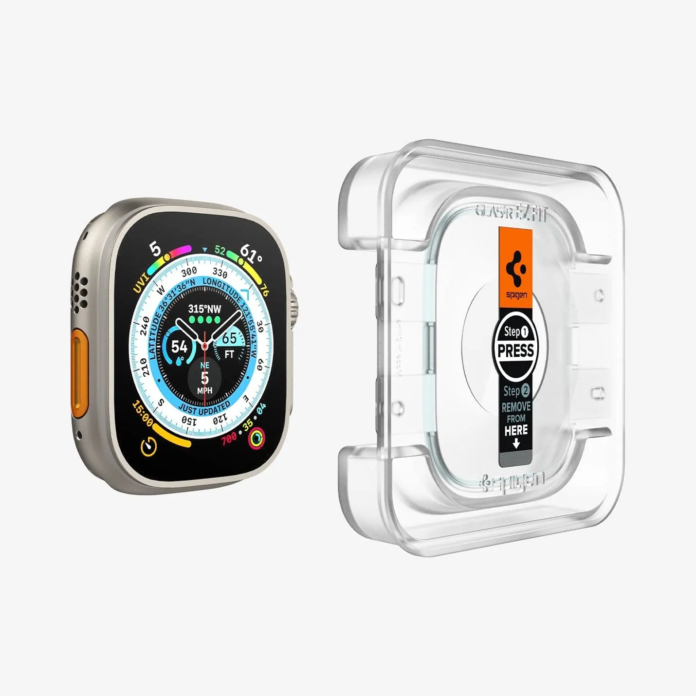 Apple Watch Series - Screen Protector Glas.tR EZ Fit