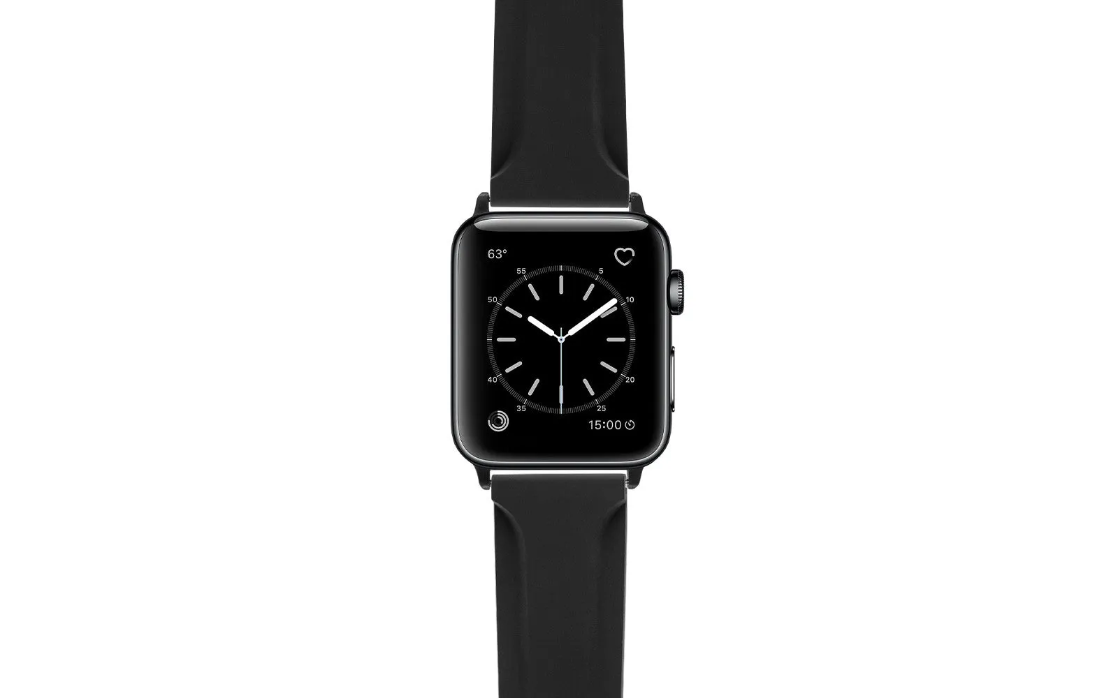 Apple Watch Strap - Black Silicone